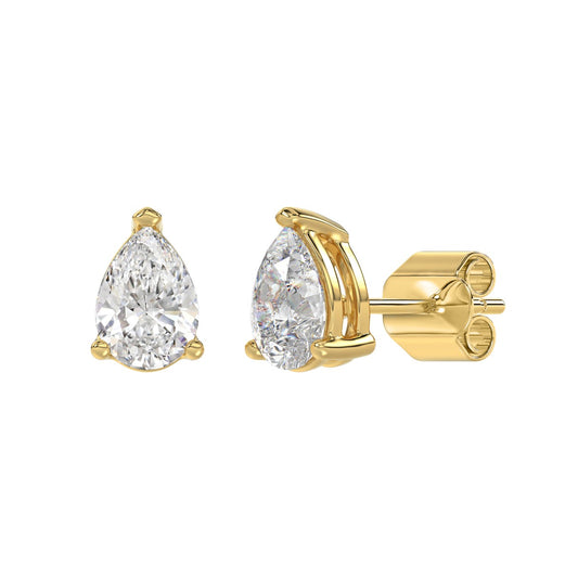 2.5 CTW Pear Lab-Grown Diamond Stud Earrings product image