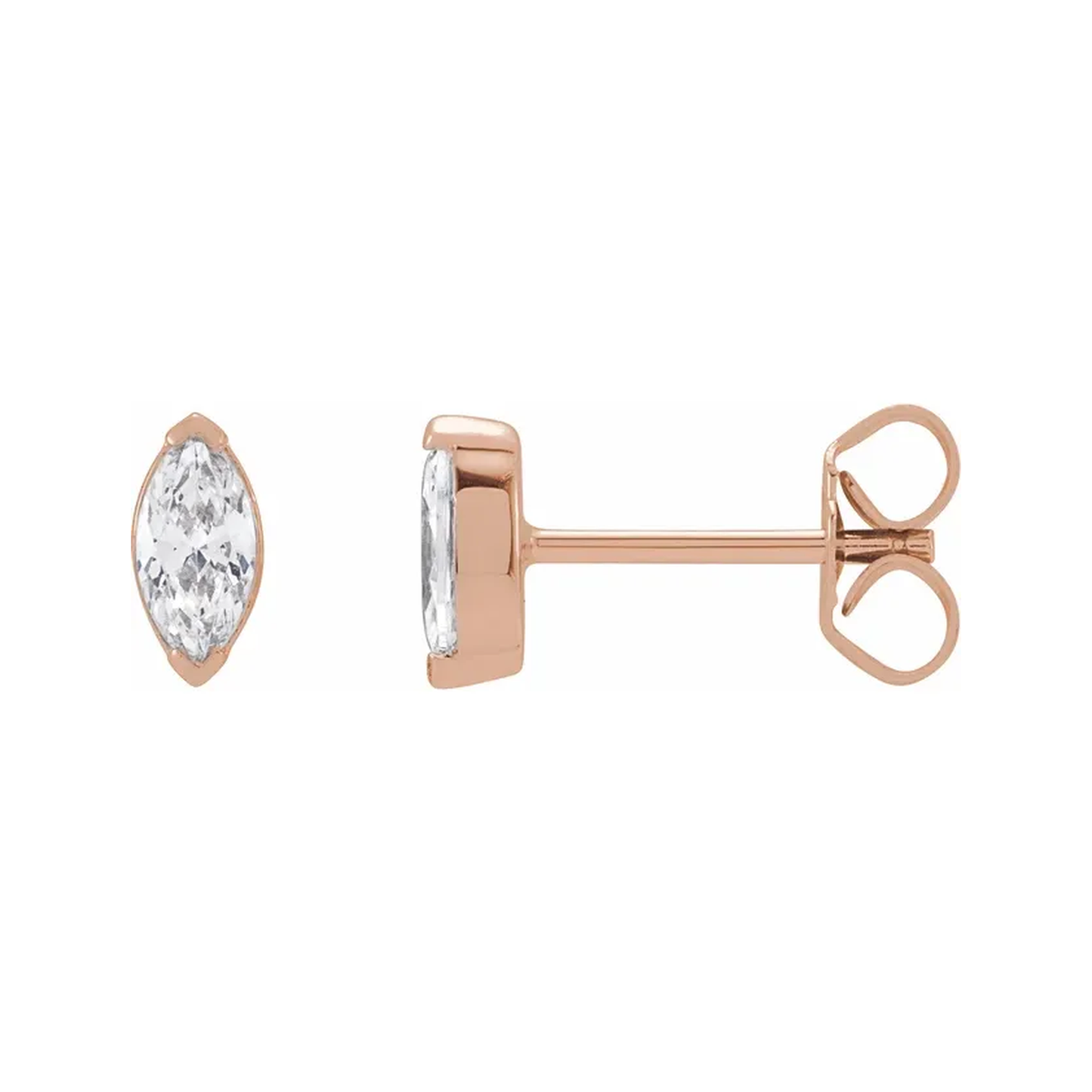 Marquise Lab-Grown Diamond Stud Earrings