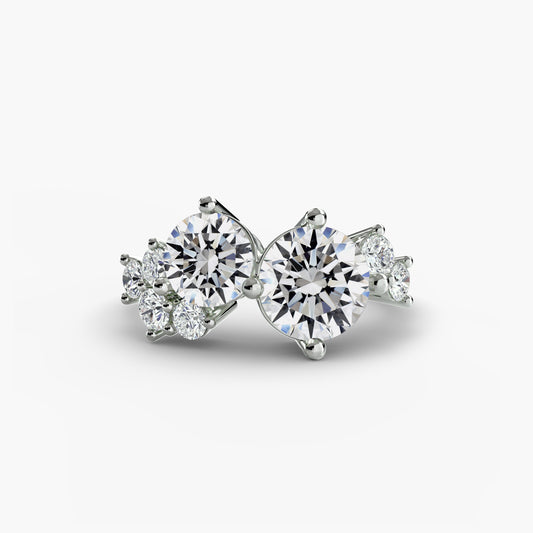 The Serena Two-Stone Ring