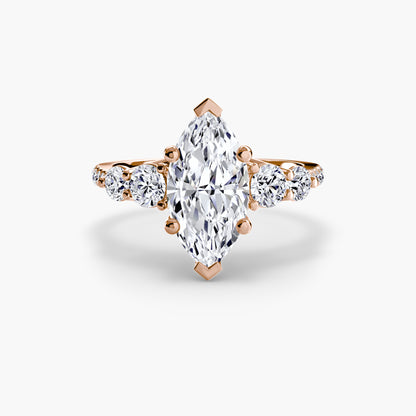 The Julia Five-Stone Pavé
