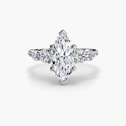 The Julia Five-Stone Pavé