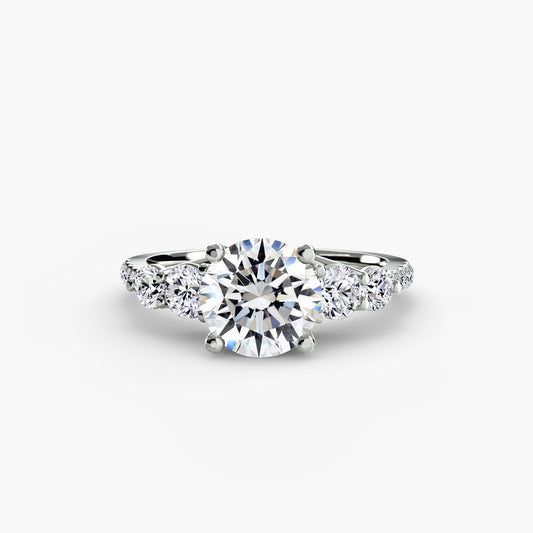 The Julia Five-Stone Pavé