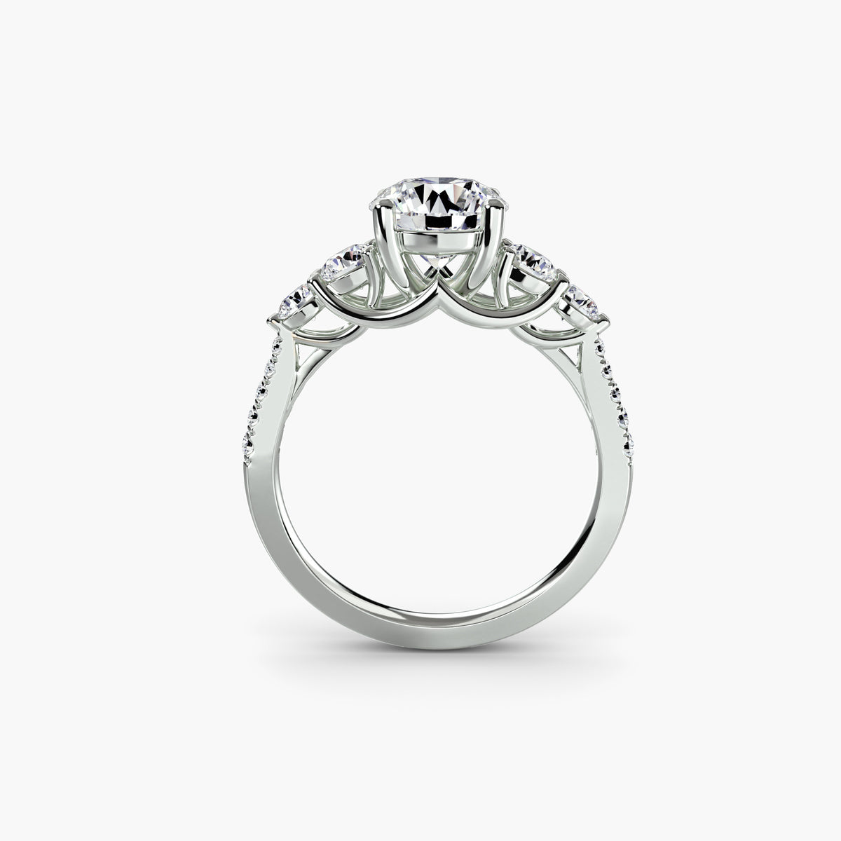 The Julia Five-Stone Pavé