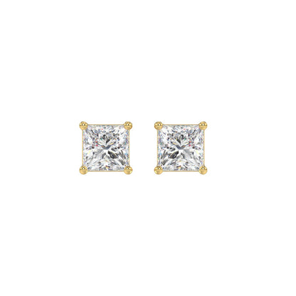 1.5 CTW Princess Lab-Grown Diamond Stud Earrings