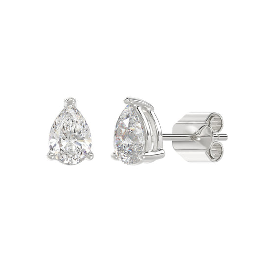 2 CTW Pear Lab-Grown Diamond Stud Earrings product image