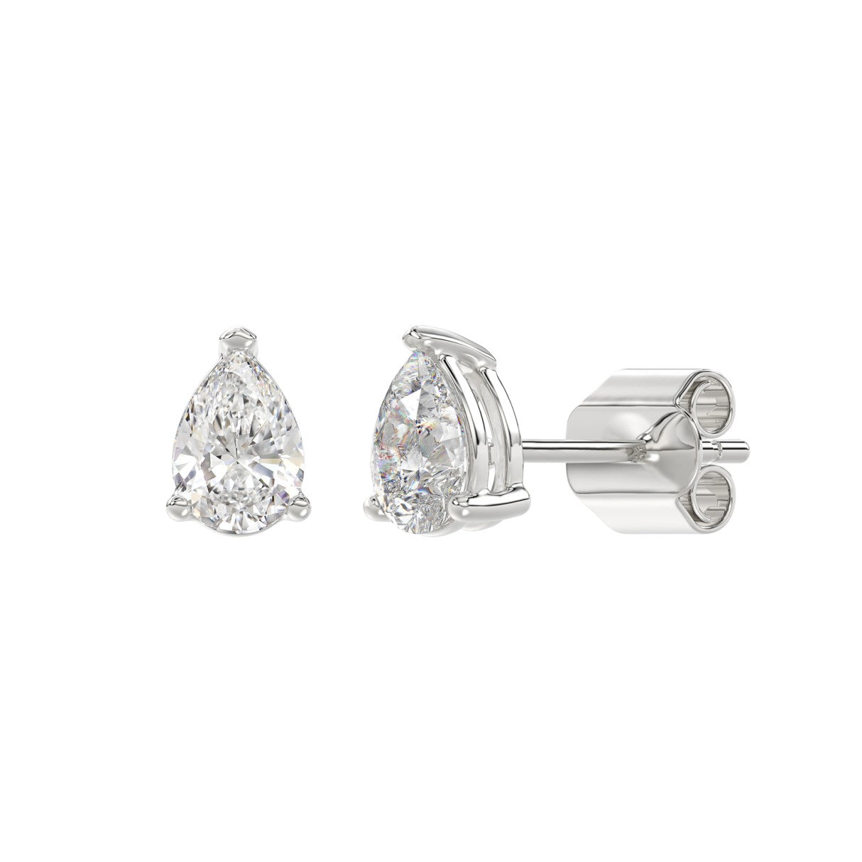 1.5 CTW Pear Lab-Grown Diamond Stud Earrings product image
