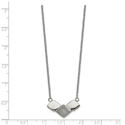 Laser-cut square necklace measurement guide